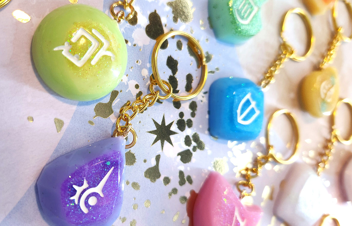Pastel Jobstone Charms
