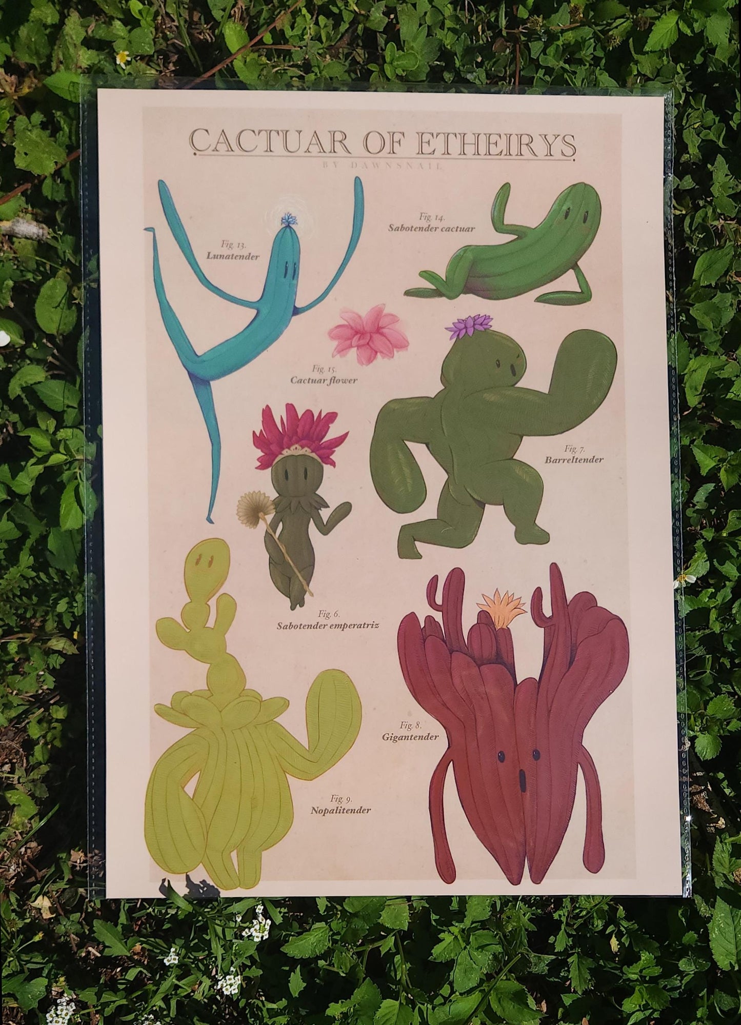 Cactuar of Etheirys Art Print
