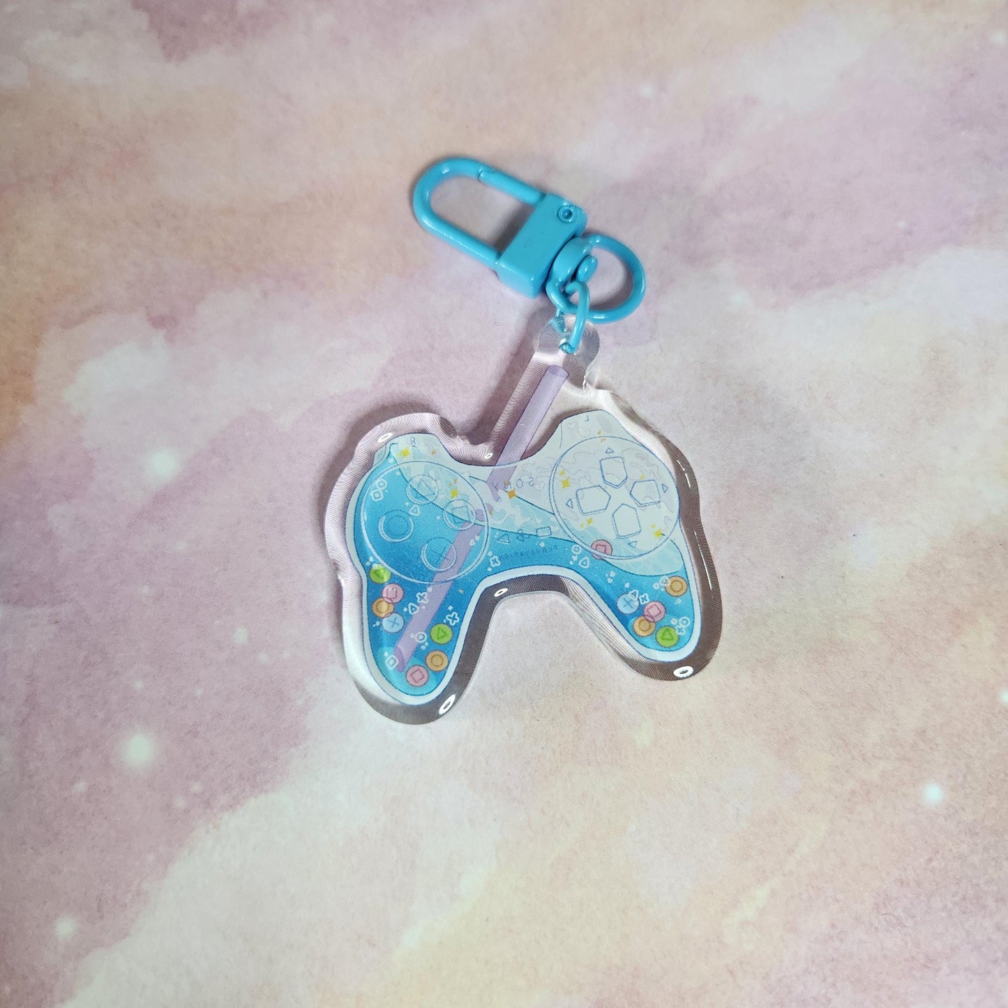 Playstation Controller Boba Keychain
