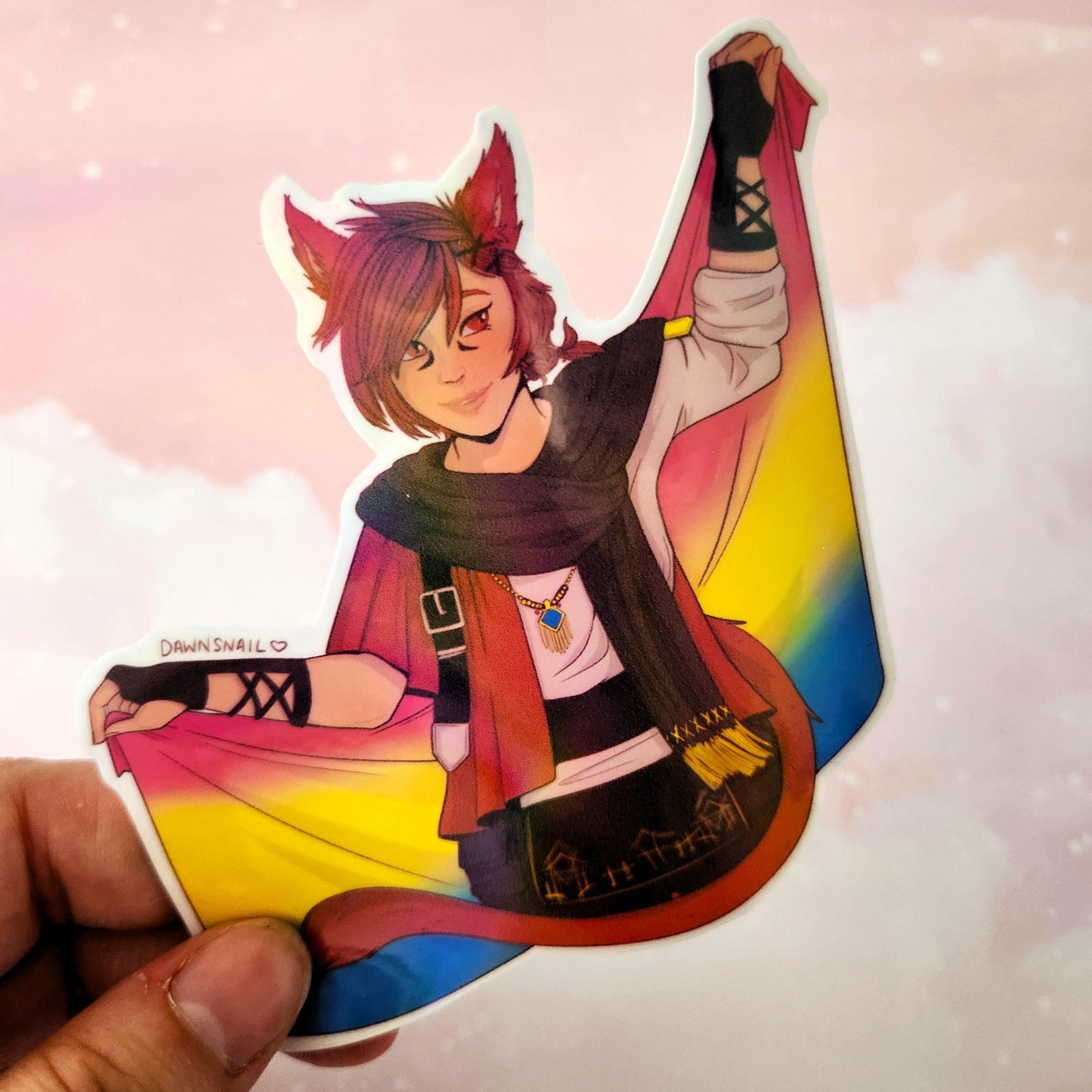 G'raha Tia Pansexual Pride Sticker