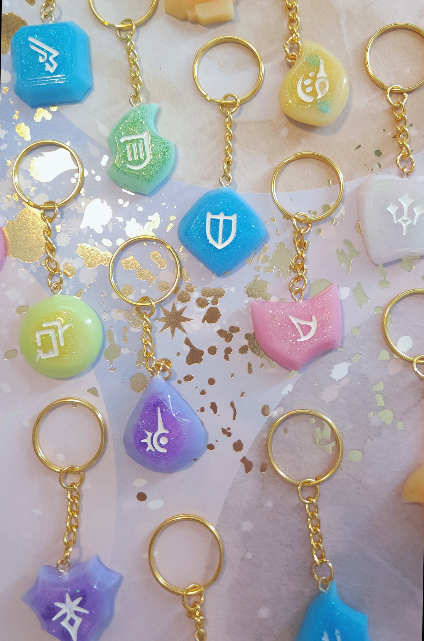 Pastel Jobstone Charms