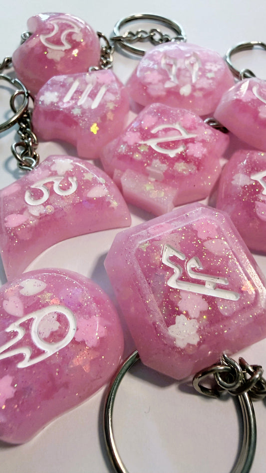 Cherry Blossom Jobstone Charms