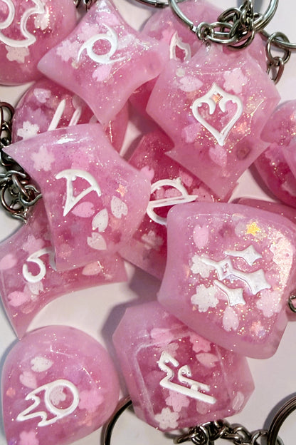Cherry Blossom Jobstone Charms