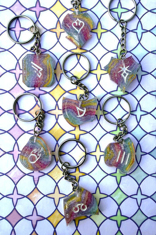 Pride 2025 Rainbow Jobstone Charms