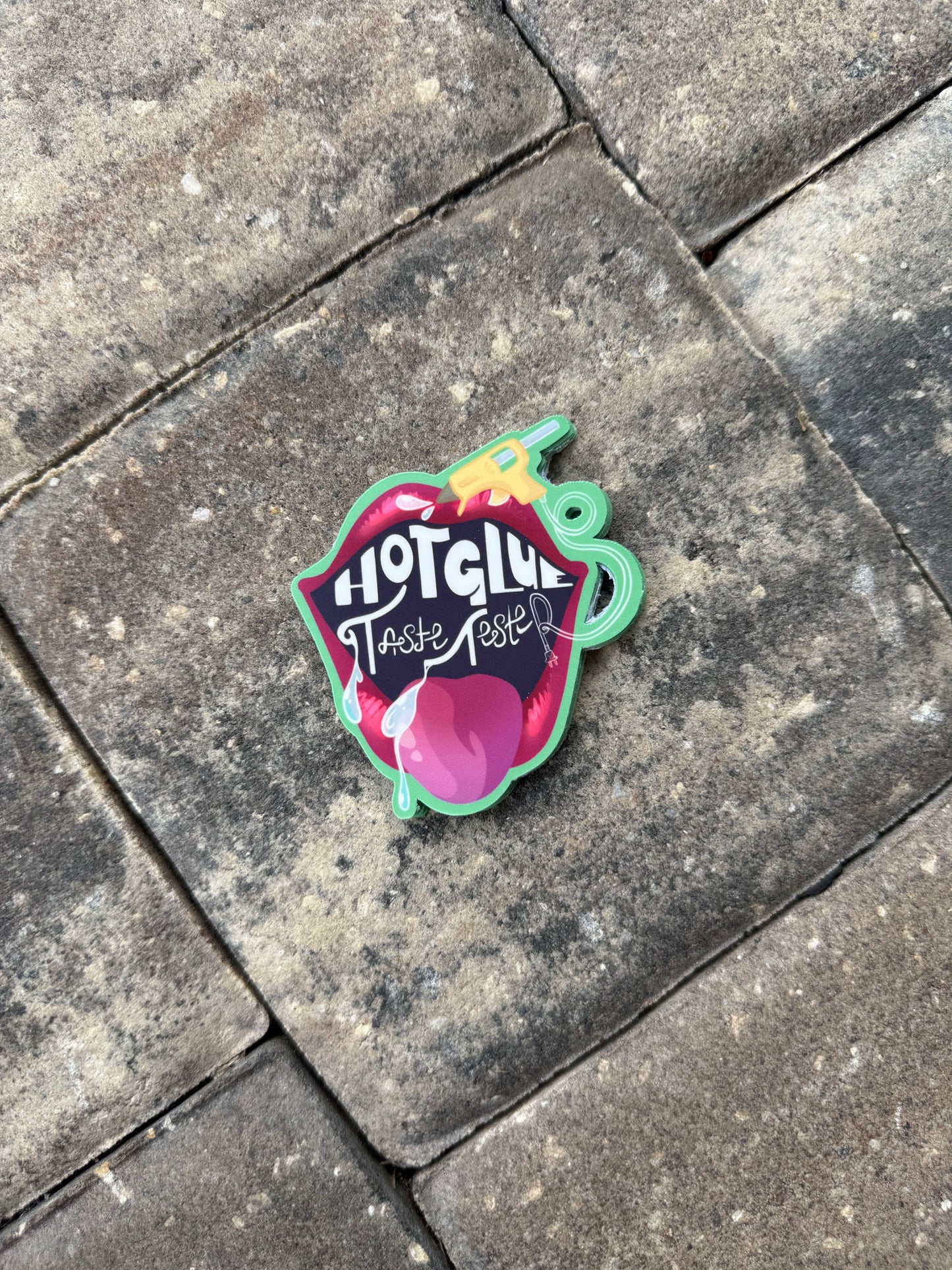 Hot Glue Taste Tester Sticker