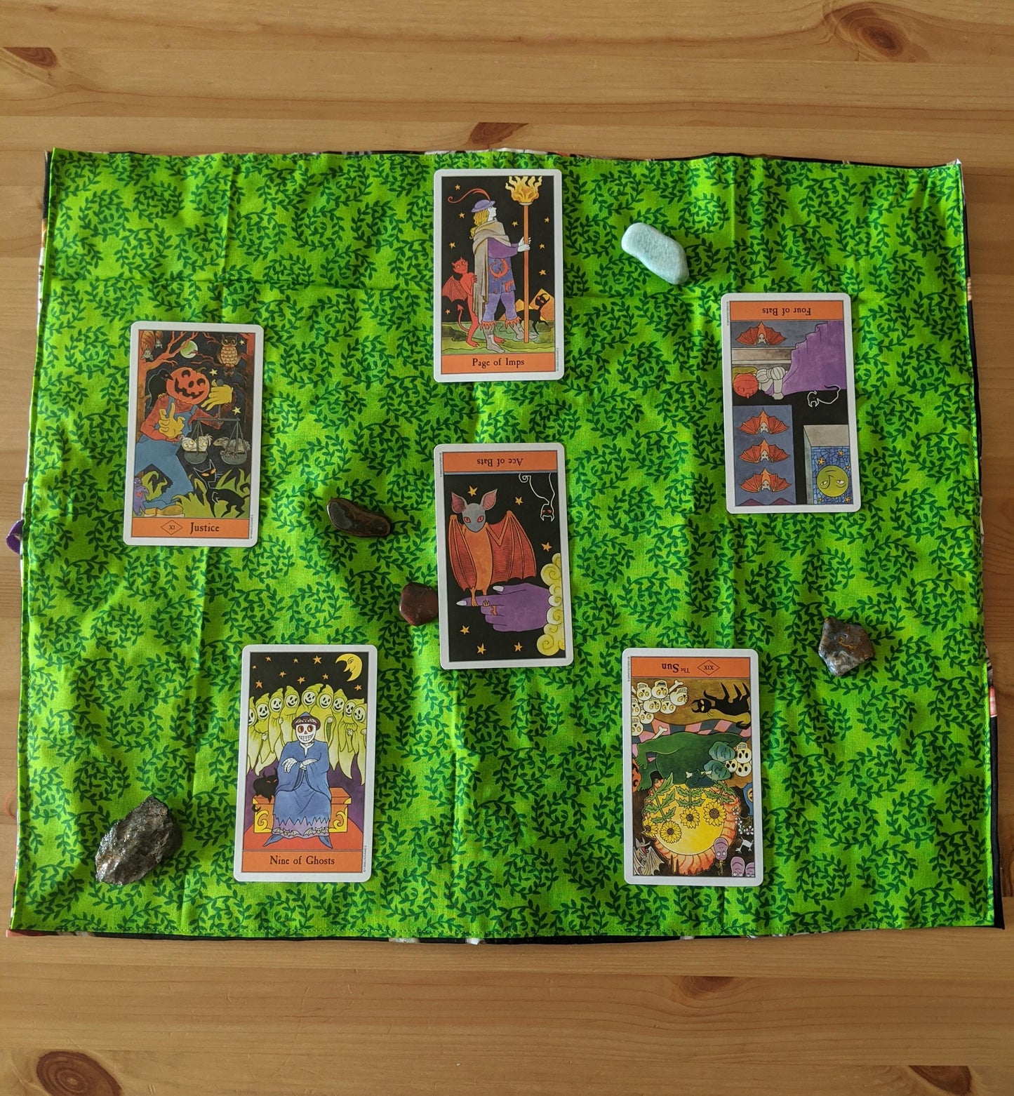 Green Skin Zombie Pinup VouchSafe Tarot Wrap