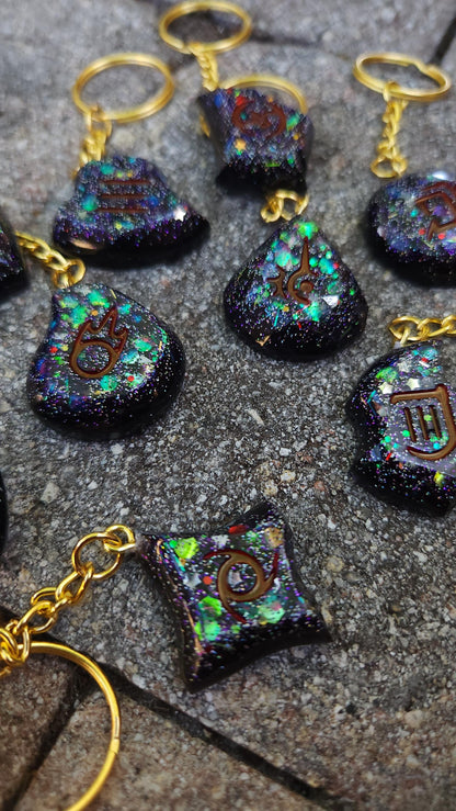 Black Opal Jobstone Charms