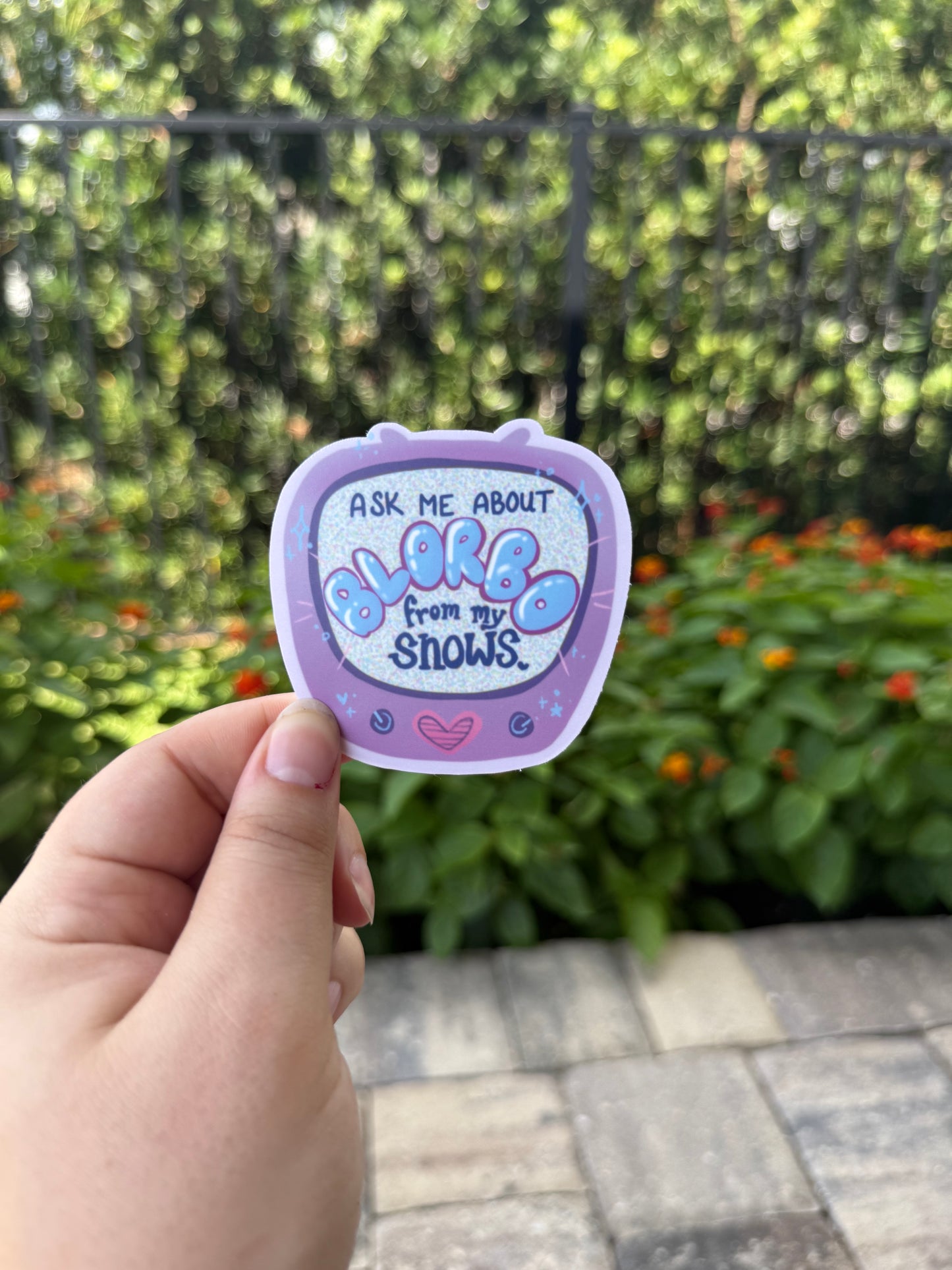 Ask Me About Blorbo Sticker