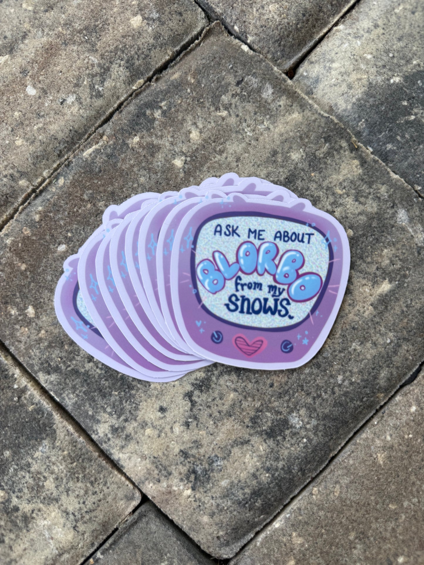 Ask Me About Blorbo Sticker