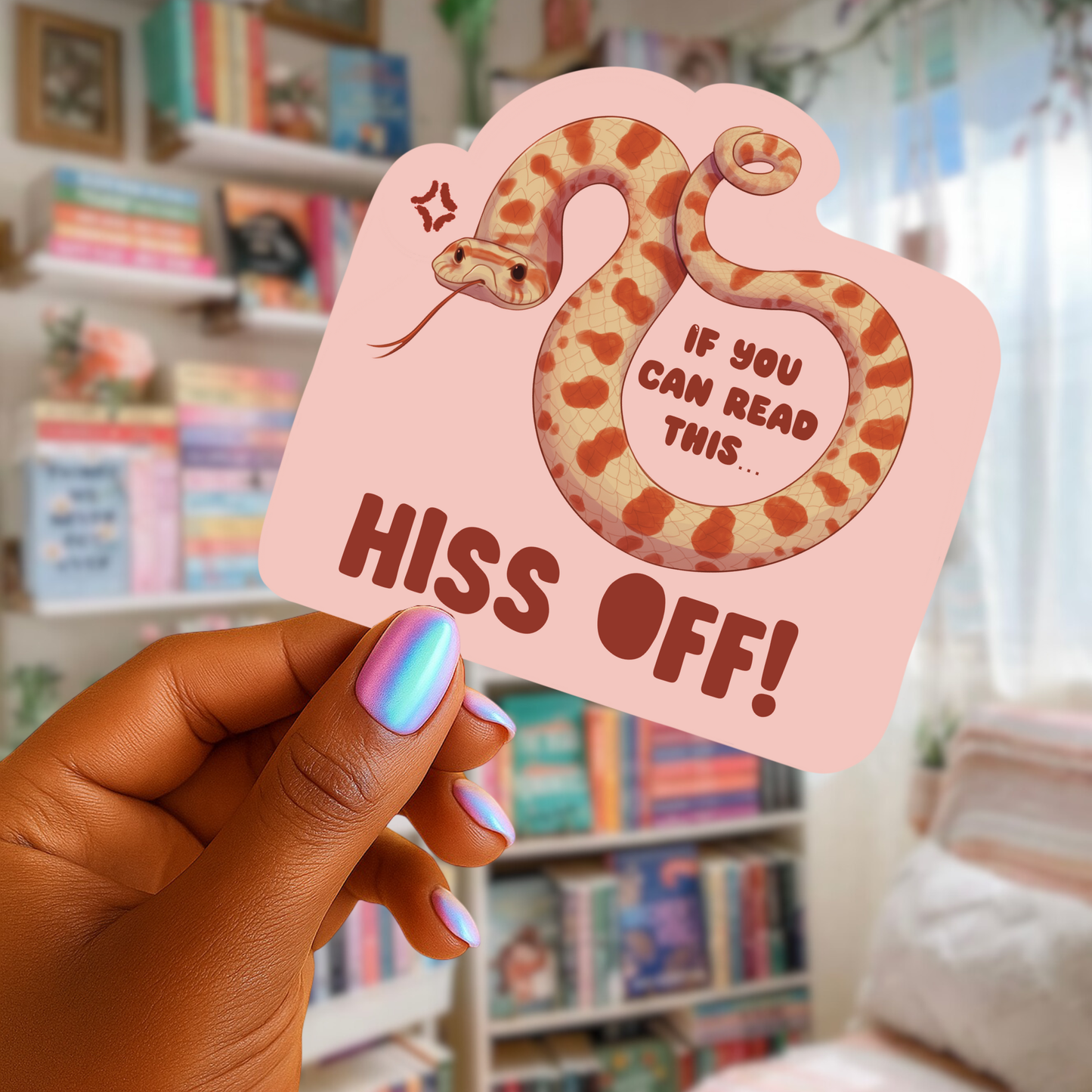 Hiss Off! Bumper Sticker