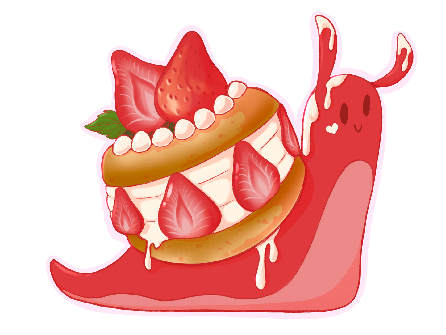 Food Snail Keychains