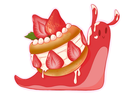 Food Snail Keychains