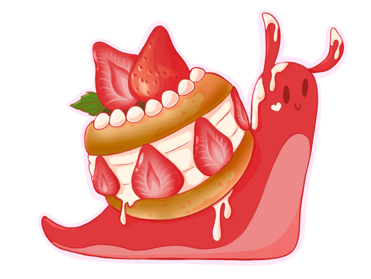 Food Snail Keychains