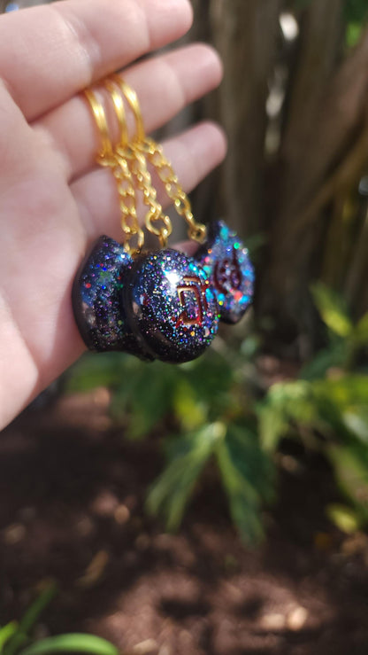 Black Opal Jobstone Charms